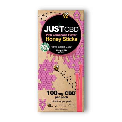 CBD Honey Sticks Pink Lemonade 10 Pack Profile Picture