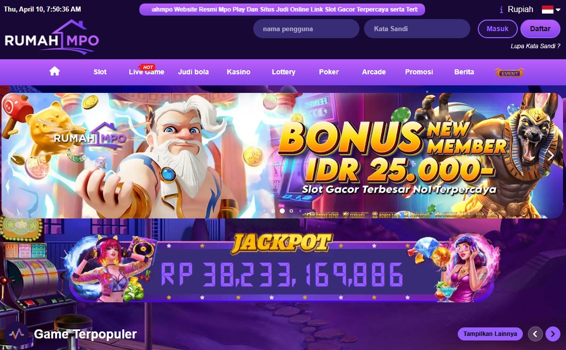 Link Resmi Slot Deposit Dana 10.000 Terpercaya dan Anti Ribet! | Rumah Mpo Play - 楽天ブログ