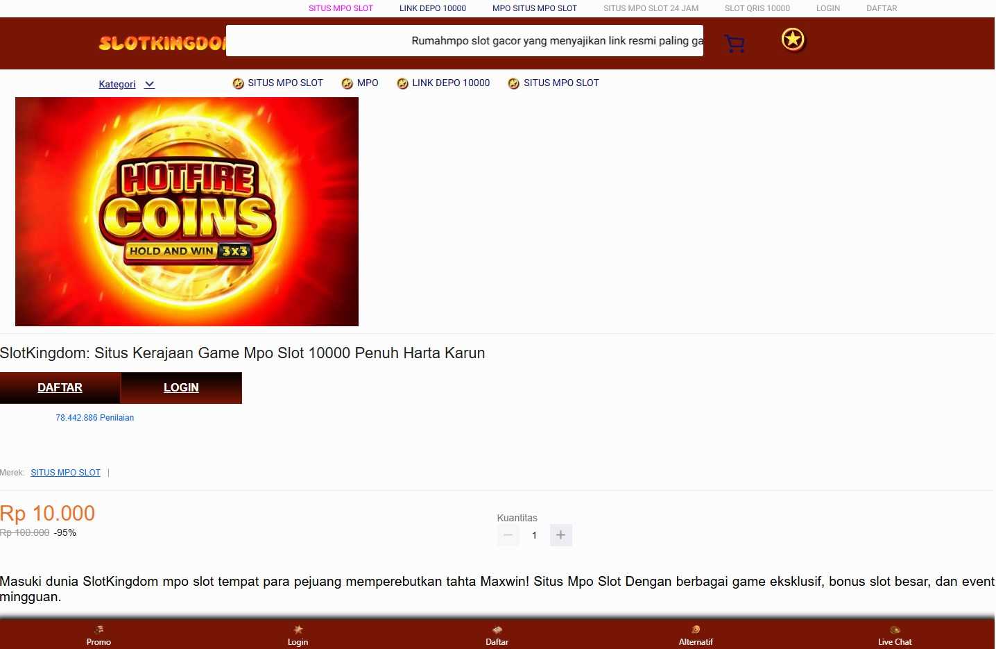 Situs Mpo Slot 10000 Game Penuh Harta Karun | Mesinmpo - 楽天ブログ