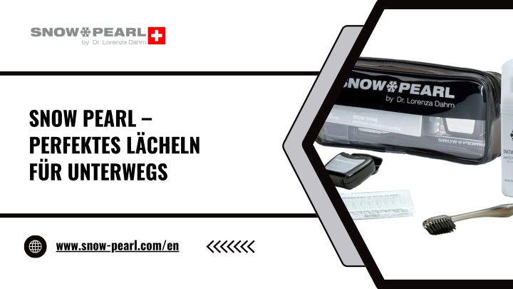 SNOW PEARL – Perfektes Lächeln für unterwegs