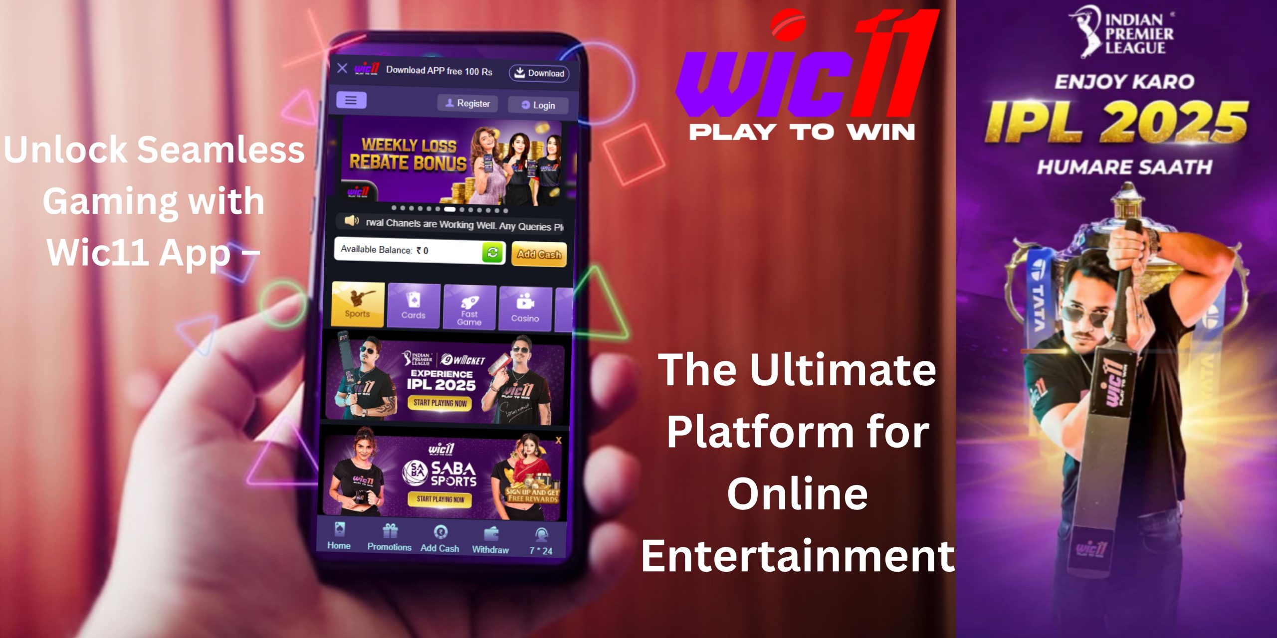 Unlock Seamless Gaming with Wic11 App – wic11.co.in