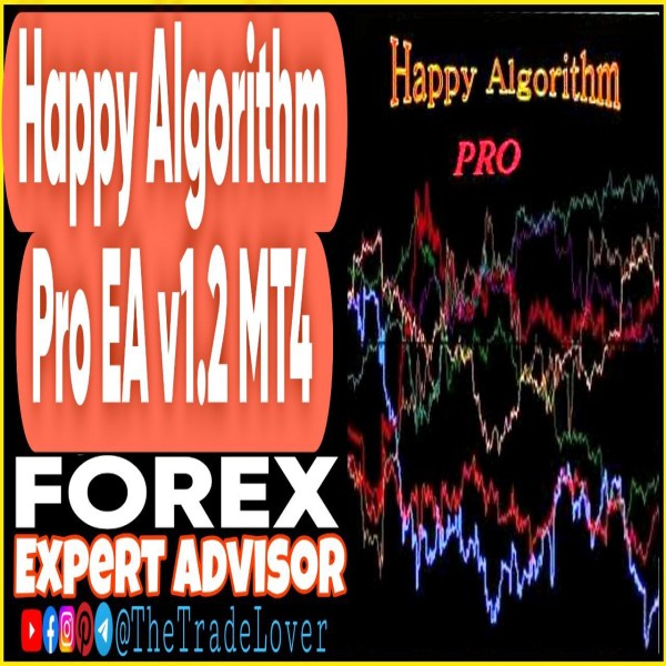 Happy Algorithm PRO EA v1.2 MT4 + Presets (Works on Build 1441+) | Forex Robot | MT4 Expert Advisor - The Trade Lovers