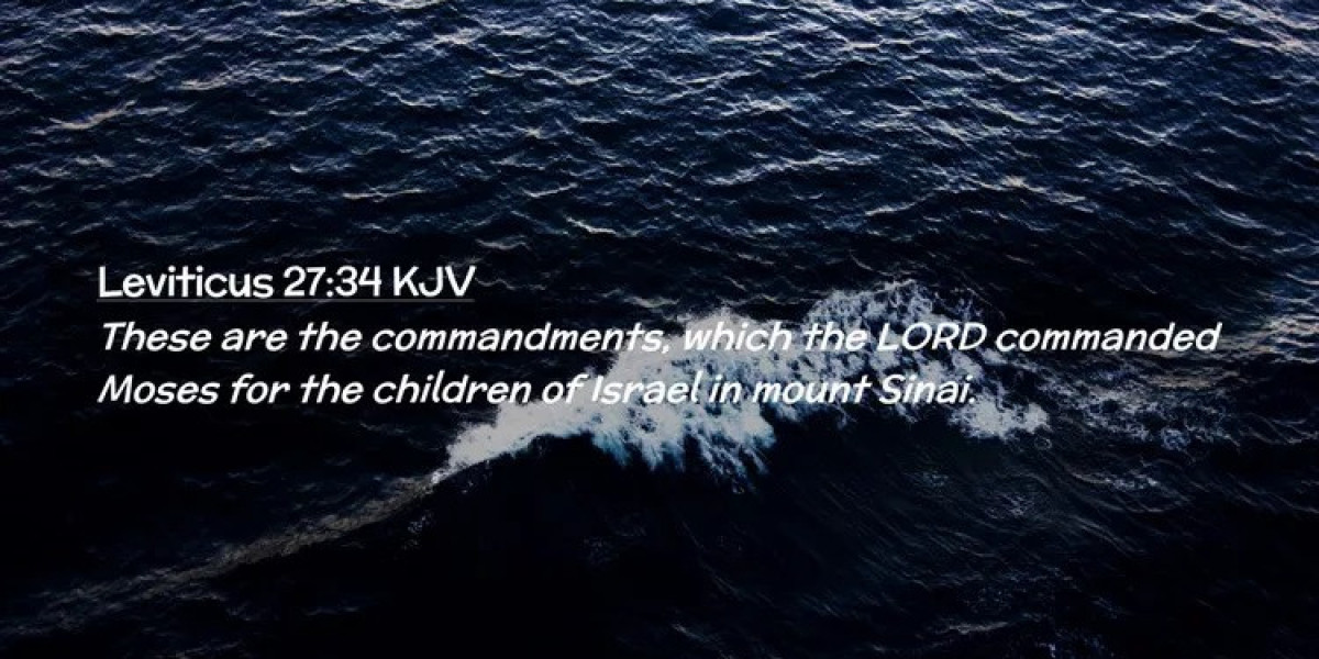 What Does Leviticus 27:34 Mean?