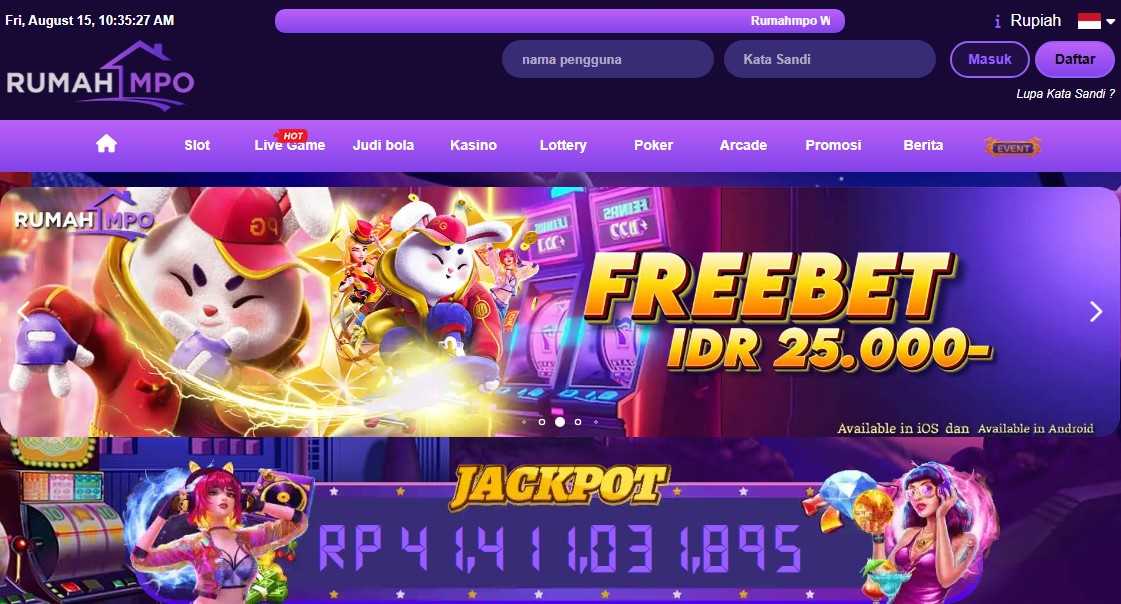 Link Alterantif Rumahmpo Login PC dan HP Terbaru 2025 | Mpo Slot | Situs Judi Slot Online dan Casino Mpo Depsoit Via Pulsa 2021 - 楽天ブログ