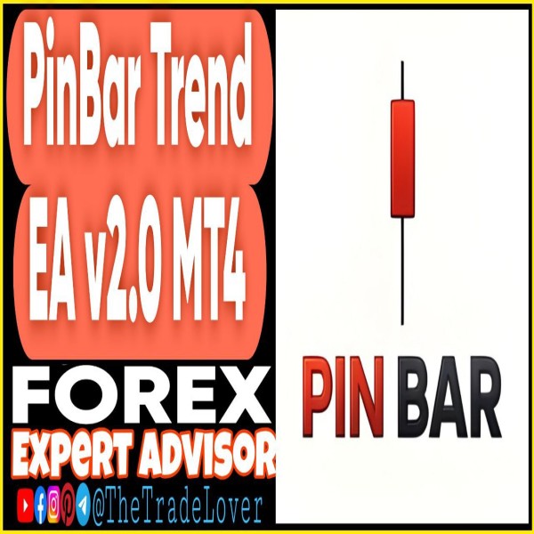 Pinbar Trend EA v2.0 MT4 (Works on Build 1441+) | Forex Robot | MT4 Expert Advisor - The Trade Lovers