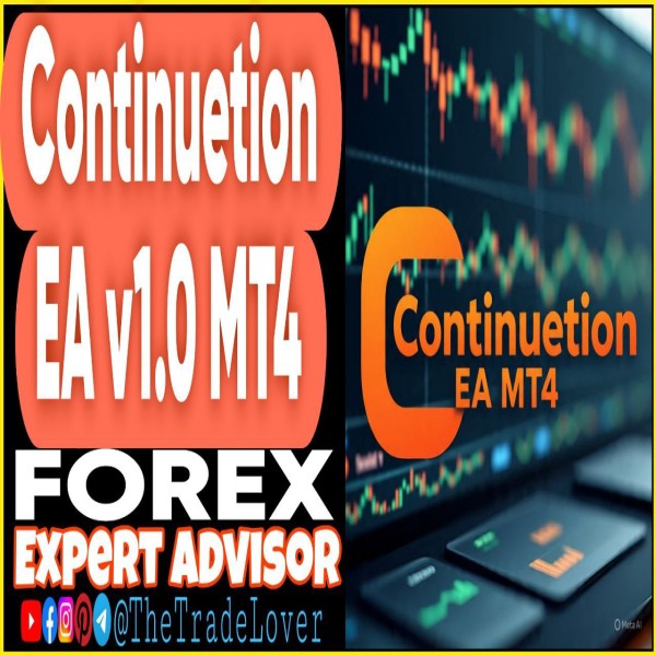 Continuation EA v1.0 MQ4 Source Code (Works on Build 1443+) | Forex Robot | MT4 Expert Advisor - The Trade Lovers