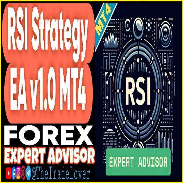 RSI strategy EA v1.0 MT4 + Presets (Works on Build 1443+) | Forex Robot | MT4 Expert Advisor - The Trade Lovers