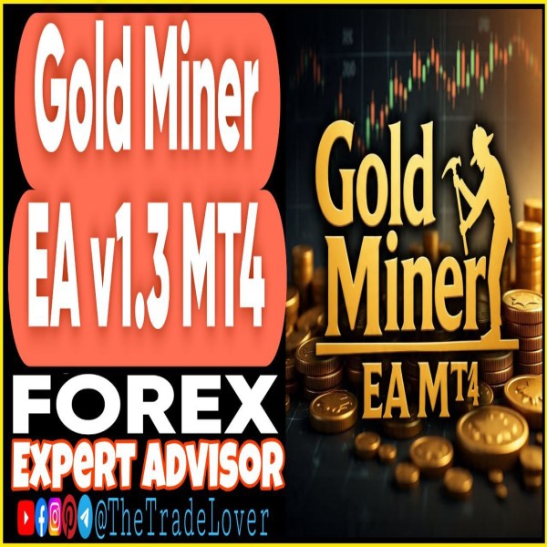 GoldMiner AI EA v1.3 MT4 (Works on Build 1443+) | Forex Robot | MT4 Expert Advisor - The Trade Lovers