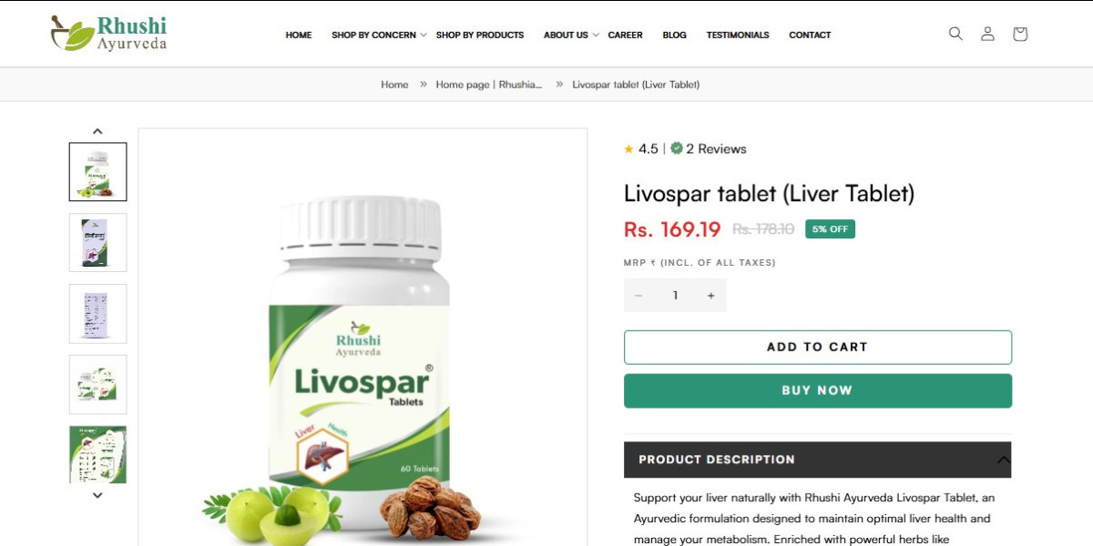 Rhushiayurveda.com | Buy Livospar Ayurvedic Liver Tablets Online – Rhushi Ayurveda