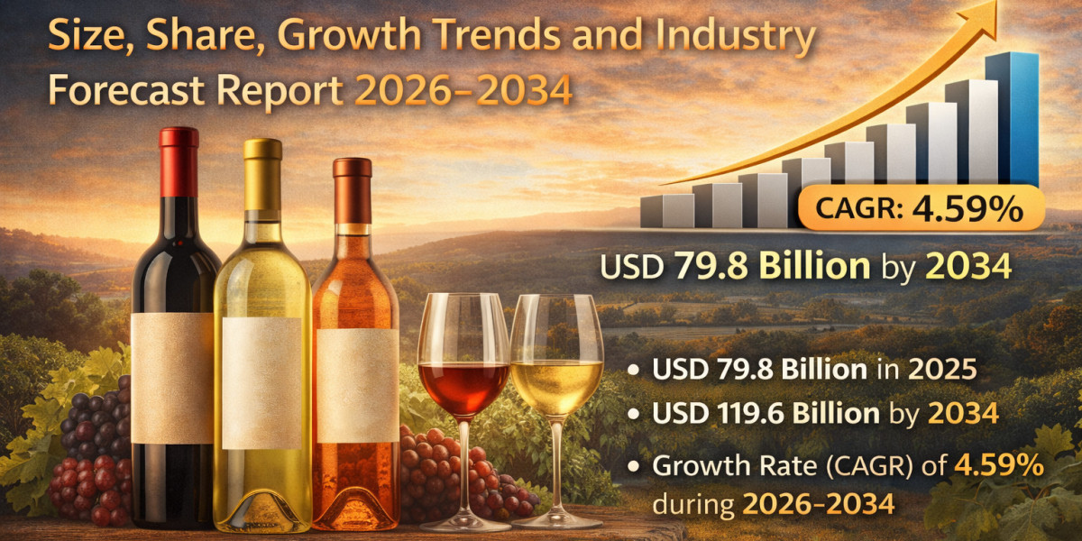 United States Wine Market Size, Share, Growth Trends and Industry Forecast Report 2026–2034